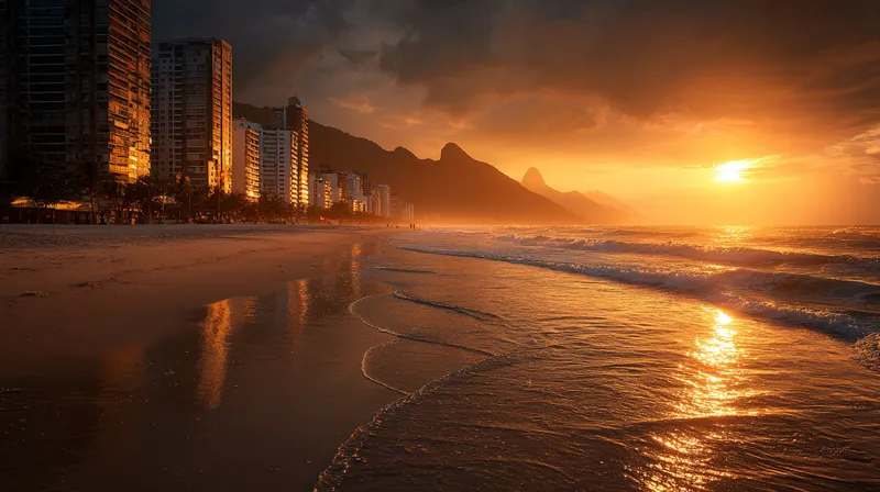 Street scene in Barra da Tijuca, Rio de Janeiro