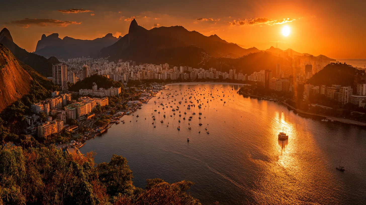 Cinematic view of Lagoa, Rio de Janeiro