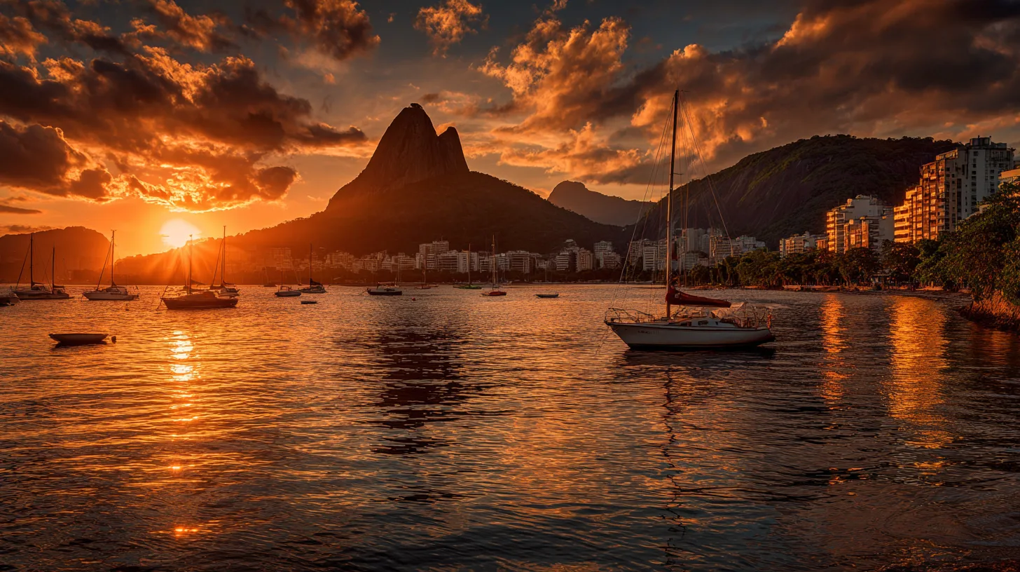 Cinematic view of Laranjeiras, Rio de Janeiro