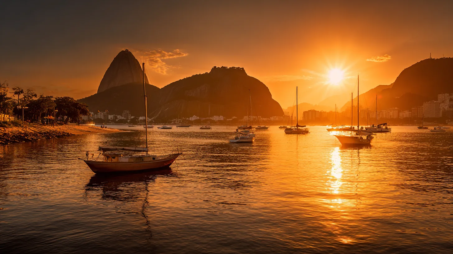 Cinematic view of Glória, Rio de Janeiro
