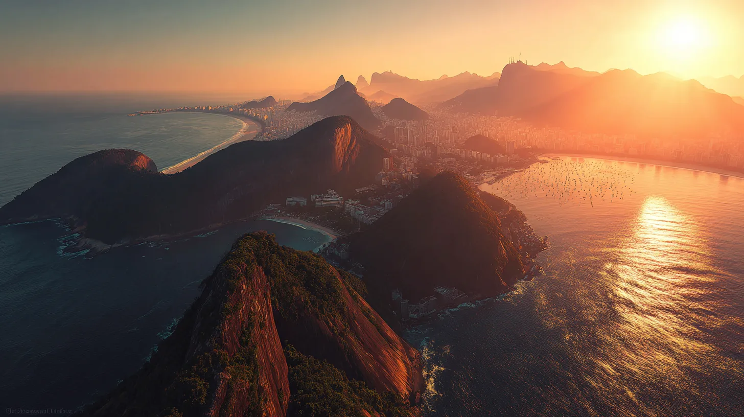 Cinematic view of Jardim Botânico, Rio de Janeiro