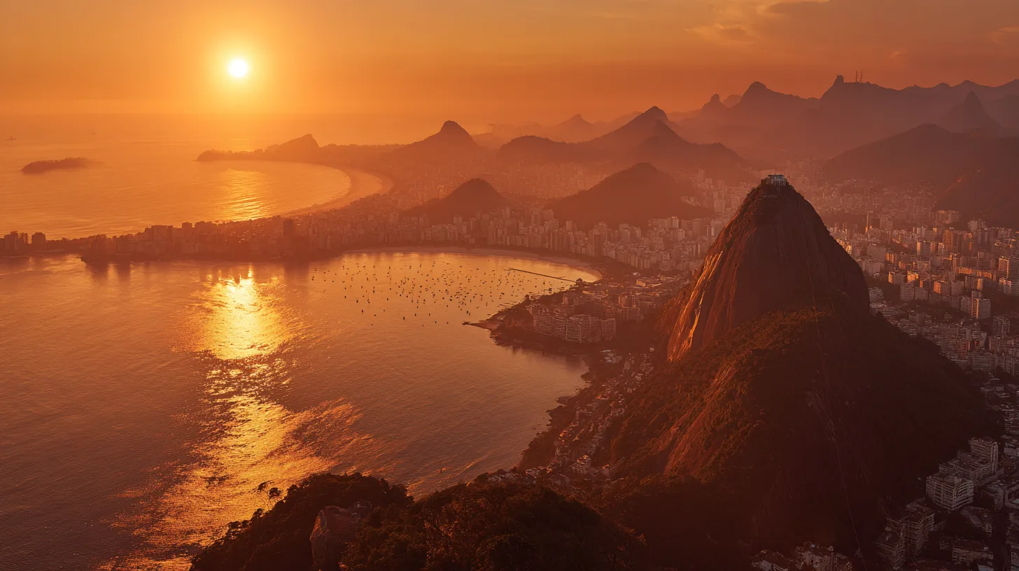 Cinematic view of Cosme Velho, Rio de Janeiro