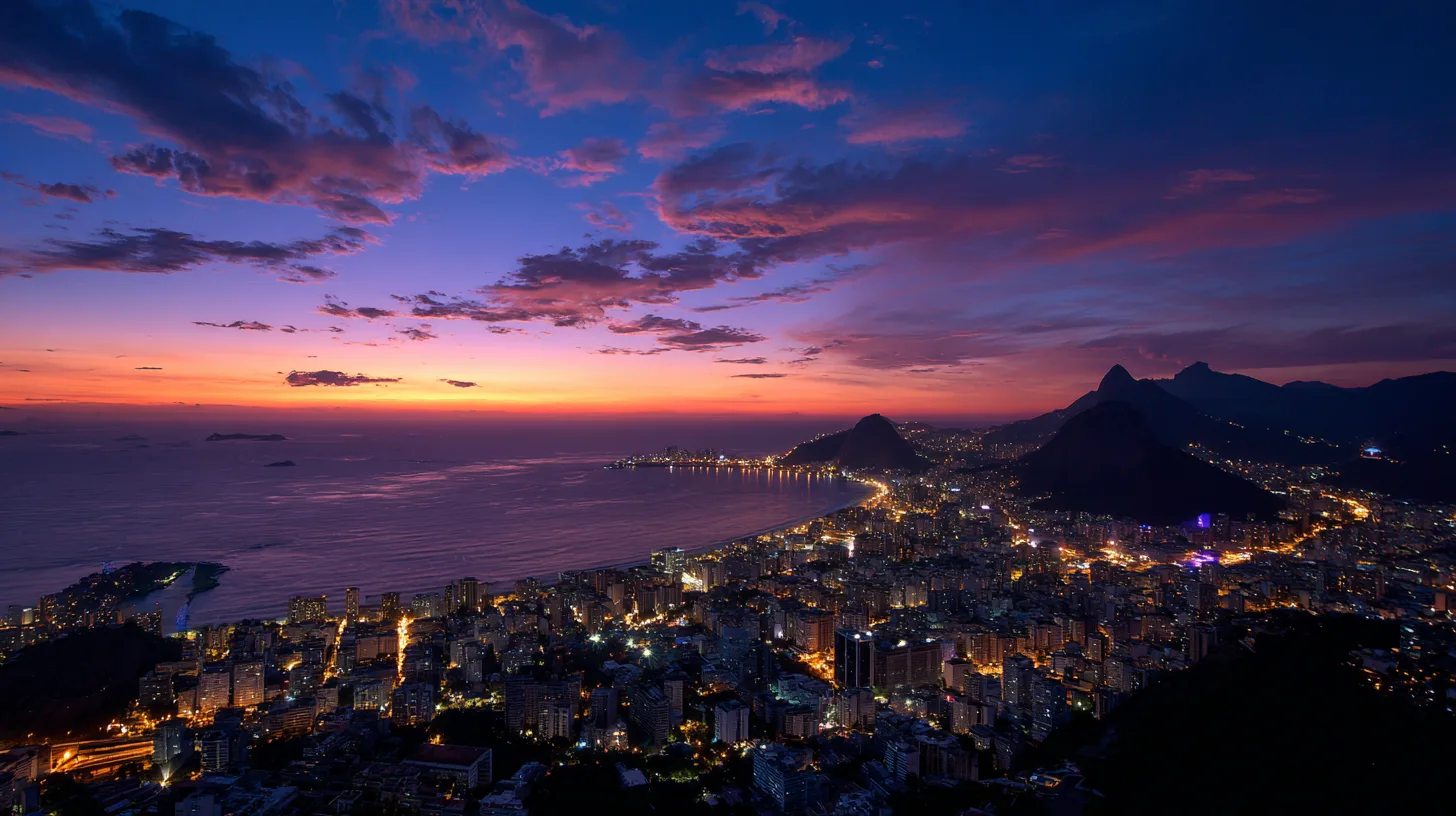 Cinematic view of Tijuca, Rio de Janeiro