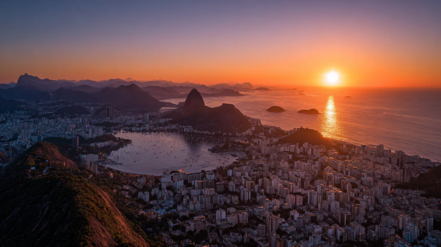 Cinematic view of Catete, Rio de Janeiro