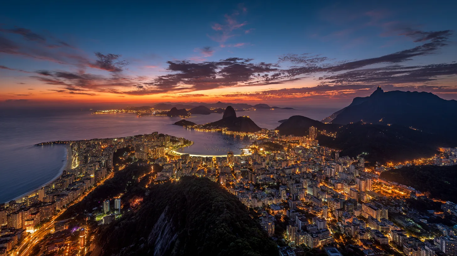Cinematic view of Centro, Rio de Janeiro