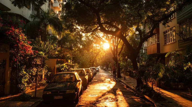 Street scene in Ipanema, Rio de Janeiro
