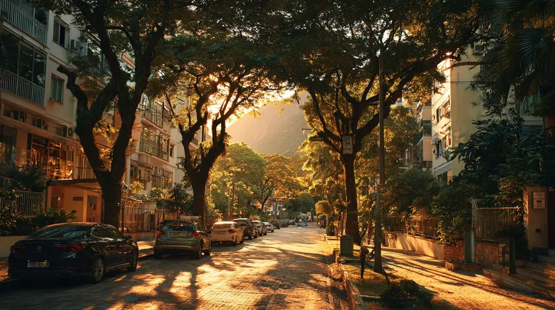 Street scene in Leblon, Rio de Janeiro
